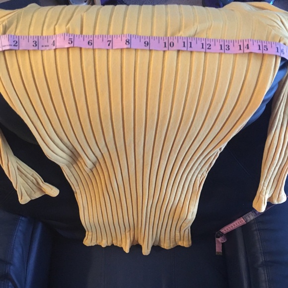 Gold Ribbed Bodycon Dress - Picture 7 of 7